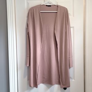 Boohoo Lightweight Light Pink Duster